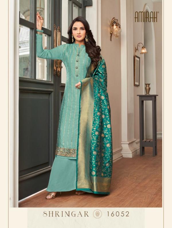 Amirah Shringar Satin Silk Embroidery Salwar Kameez